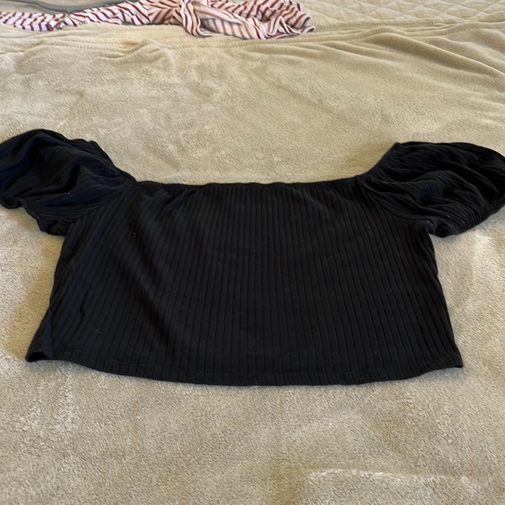 Wild fable ribbed crop top